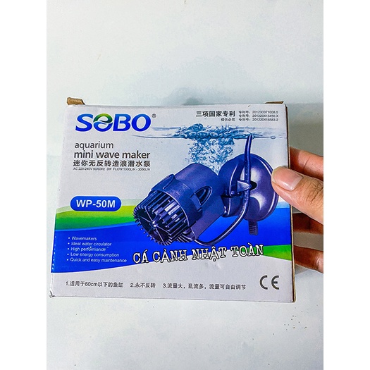 MÁY THỎI LUỒNG TẠO DÒNG NƯỚC CHO BỂ CÁ SOBO WP 50M