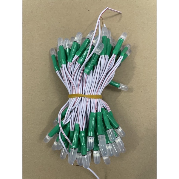Led Ruồi Liền Dây 5MM Điện 5V/12V - Dây 100 Con | Shopee Việt Nam