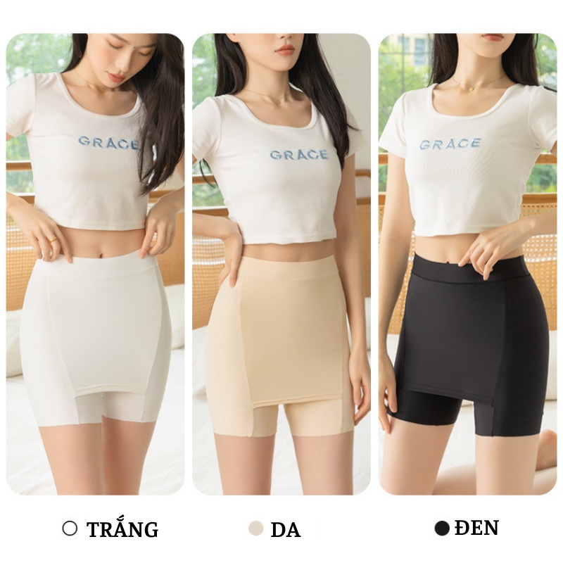 Quần Mặc Váy Eva Bra Thoáng Mát Thiết Kế Chống Lộ Cao Cấp Không Cuộn Không Hằn - MV11