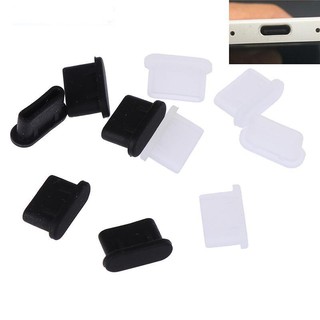Set 5 Nút Silicone Chống Bụi Cổng Sạc Type-C - combo 5 cái nút bịt cổng sạc usb Type C Chống Bụi cao cấp