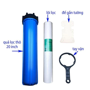 Bộ lọc chặn đầu nguồn 20inh, bộ cốc lọc thô phi 21,27