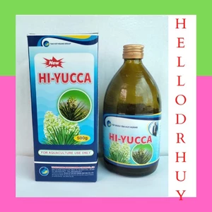 Chế Phẩm Sinh Học-Thuốc Thủy Sản-Thuốc Xử Lý Hi-Yucca-Hấp Thụ Khí Độc, Cấp Cứu Nổi Đầu, Làm Sạch Nước ao nuôi..Chai 500g