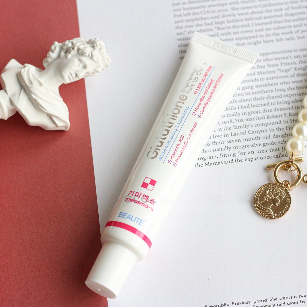 kem dưỡng trắng da glutathione dạng tuýp ❌ ĐỈNH CAO DƯỠNG TRẮNG DA 🎉 Kem Dưỡng Surmedic Super Glutathione 100  Bright Tone Up Cream Nâng Tông Trắng Sáng Cho Da Kem dưỡng trắng da dạng  tuýp, nhỏ gọn, tiện main image 1