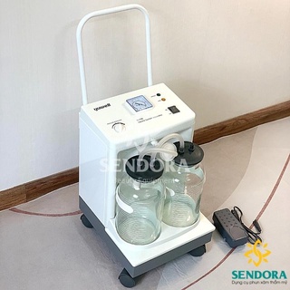 Máy hút dịch 2 bình YUWELL 7A-23D 20L sử dụng cho phòng khám, Máy hút dịch mũi 2 bình YUWELL