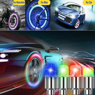 Đèn LED Nhiều Màu Gắn Van Bánh Xe Chống Thấm Nước