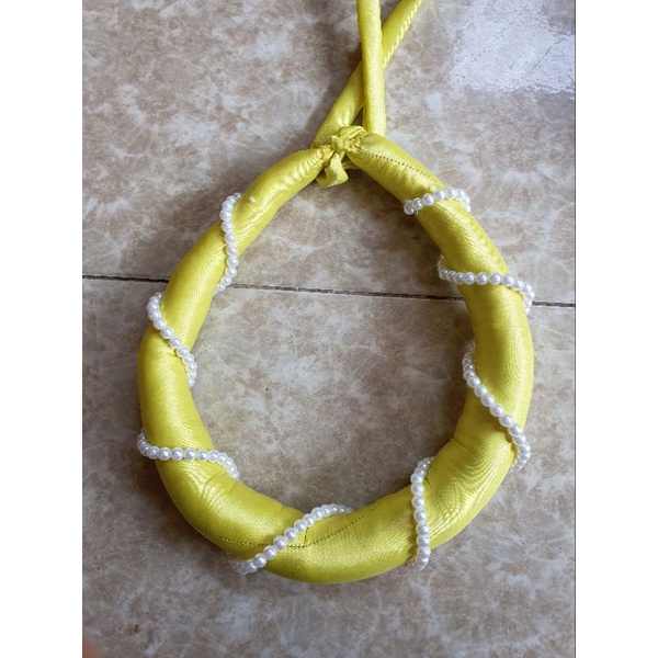 Mấn (vấn) đơn cuốn dây hạt ngọctrai, Mấn đội đầu áo dài, mấn cách tân, phụ kiện thời trang, pk Khánh Huyền