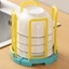 Giá úp chén nhanh khô ráo bằng nhựa có thể mở rộng tiện dụng 16x14cm