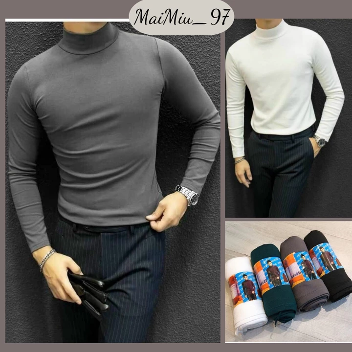 <40-85kg> Áo Giữ Nhiệt Nam Áo Thun Lót Nỉ Nam Dài Tay Cổ Cao Giữ Ấm Thể Thao Cho Bạn NAM Cao Cấp