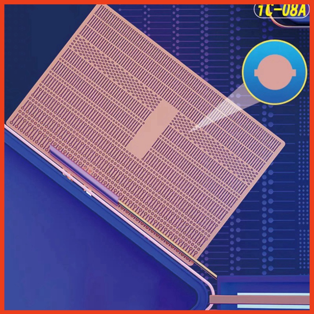 Miếng hàn nguyên bản B&R IC-08A dùng hàn nối các điểm đứt trên main điện thoại