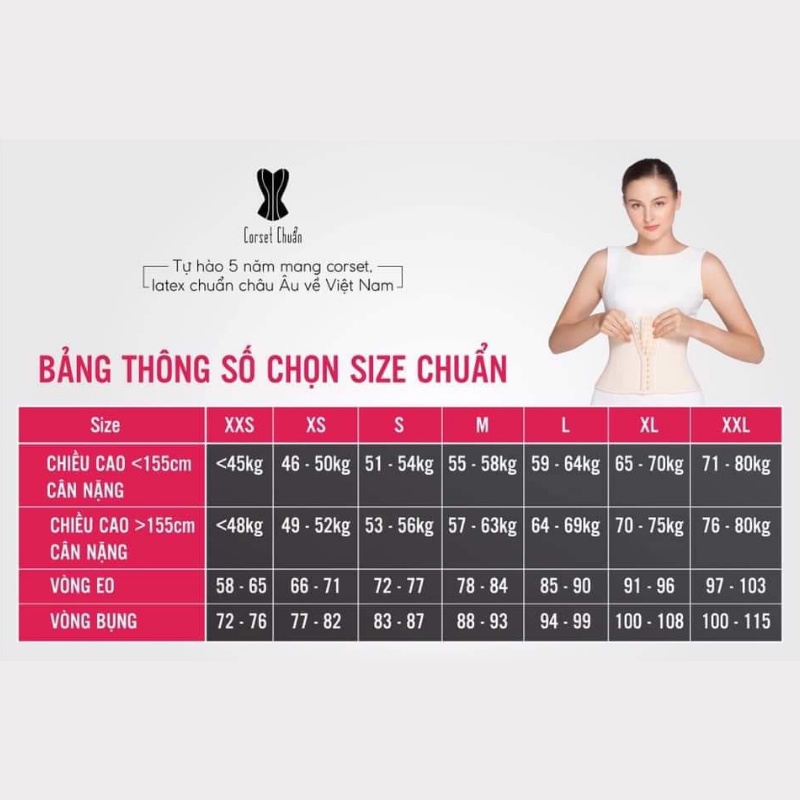 Ảnh Đai nịt bụng Corset lưới Corset Chuẩn thắt dây phía sau siêu định hình eo màu trắng 3