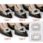 BORAGETE 1 Đồ Trang Trí Giày Kẹp Cao Gót Phụ Kiện Cưới Charm Khóa
