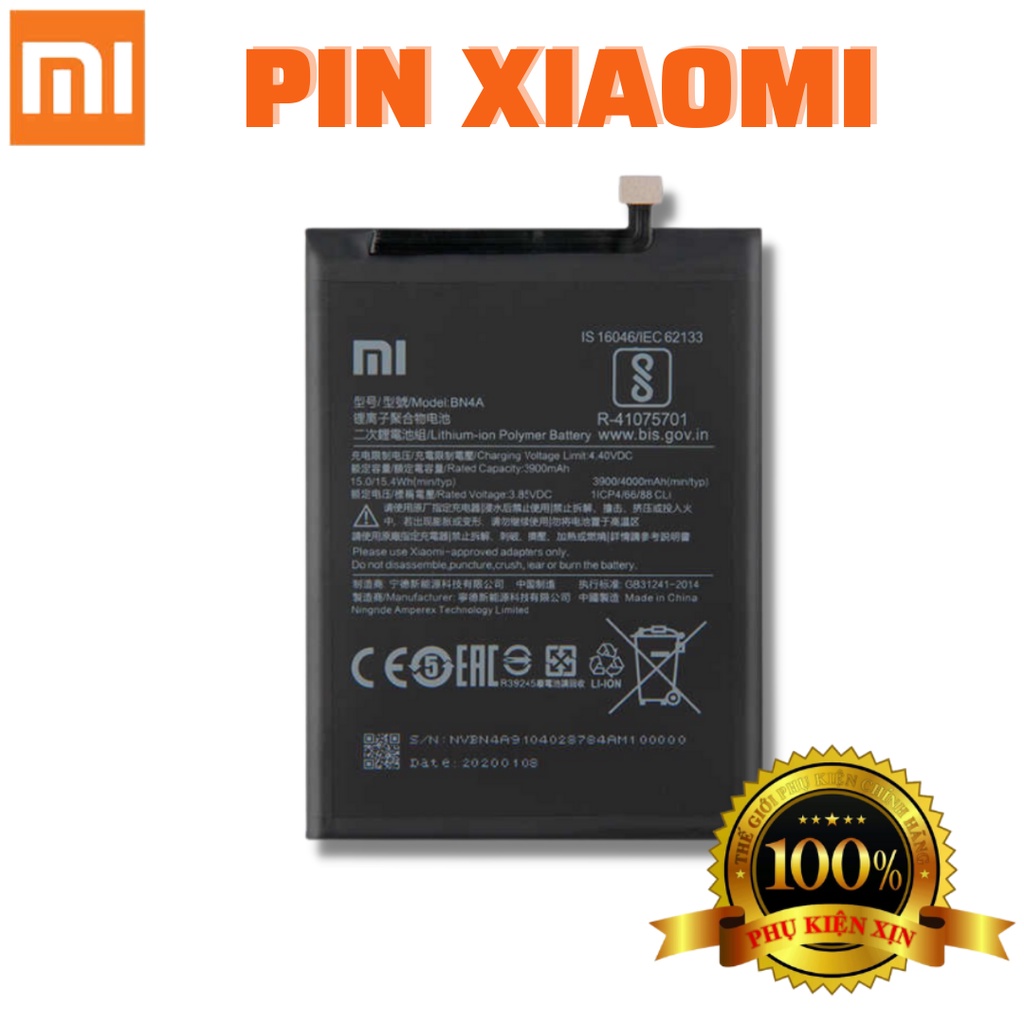 Pin XIAOMI Thay Thế Chính Hãng Nhiều Dòng Máy ( Redmi, Mi seri, Mi Note, Mi Mix, Mi A,...) Chất Lượng Bảo Hành 1 Đổi 1