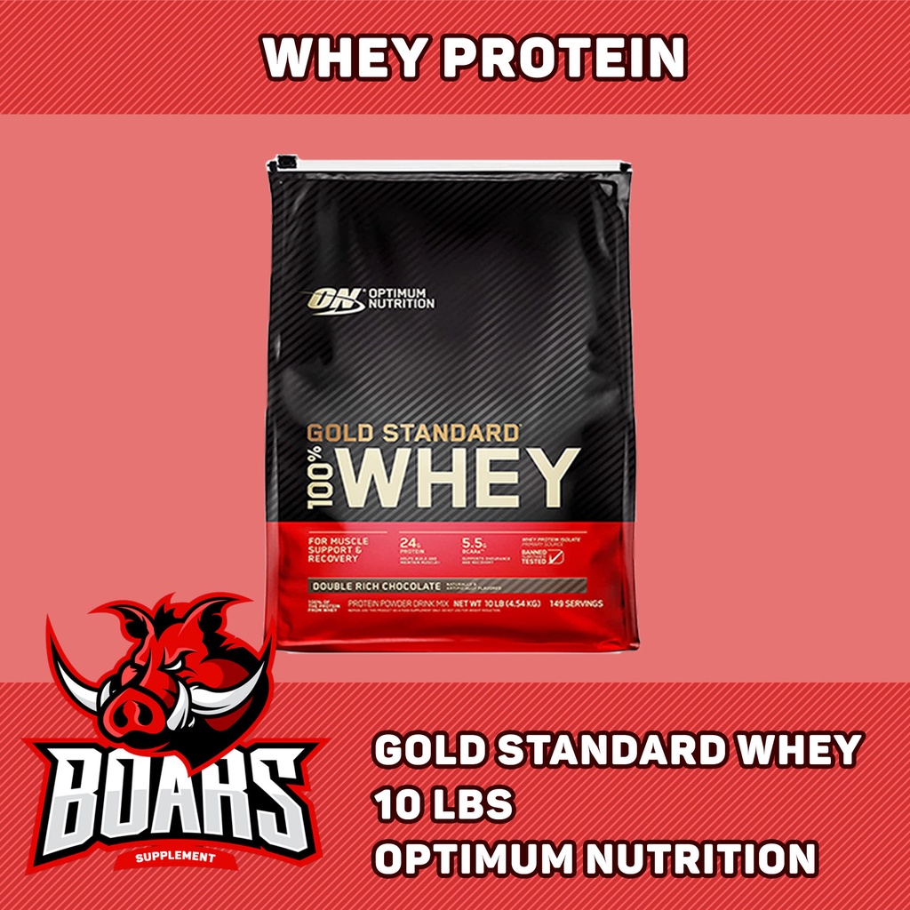 GOLD STANDARD 100% WHEY - SỮA PROTEIN ISOLATE HỖ TRỢ PHÁT TRIỂN CƠ BẮP (10 LBS)