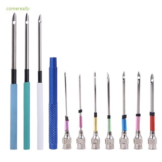 Set 10 kim đan thêu thủ công nghệ thuật DIY có hộp đựng
