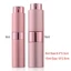 GAVESTO 8 / 15ml Chai có thể nạp lại Mini Du lịch Size Nữ Xịt làm đẹp