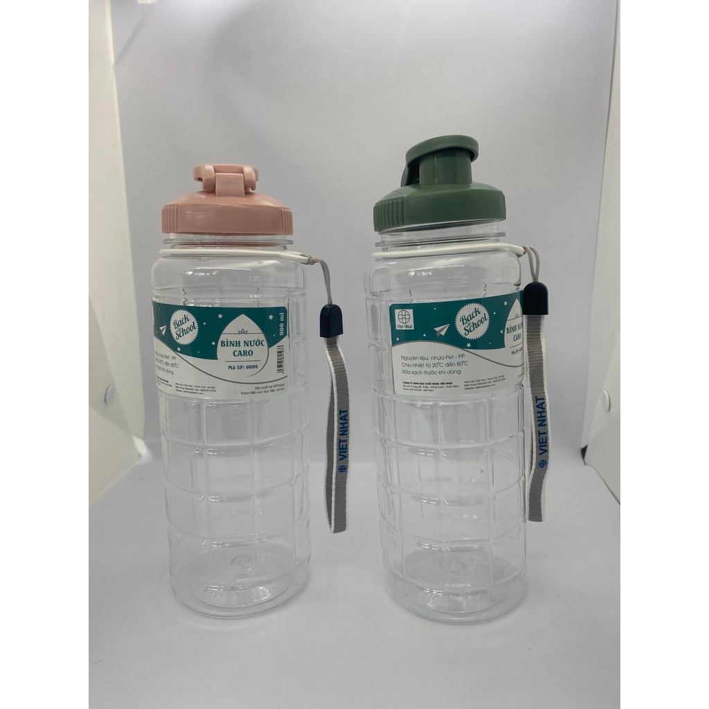 Bình nước học sinh có dây sách Việt Nhật-550ml,750ml,900ml. aladanh-net-vn