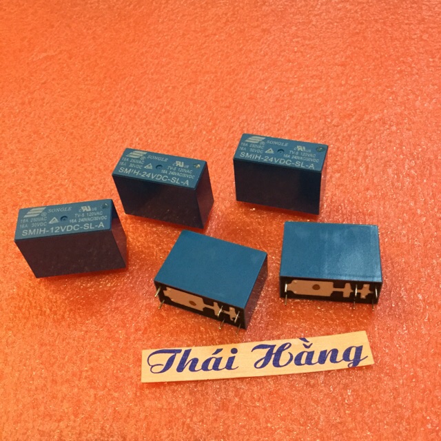 Rơ le Songle 12v/24v-16 A-6 chân (2 chiếc) | Shopee Việt Nam