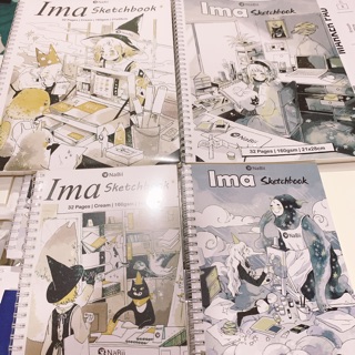 [Chính hãng] Sổ vẽ Nabii Ima Sketchboook 160gsm size a4 và a5