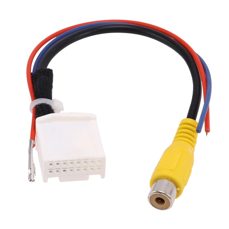 ??16 Pin Xe Phía Sau Camera Adapter Cáp Đỗ Xe Dự Phòng Camera Video Cáp Điều Hướng DVD Ngược Camera Adapter Cáp Cắm Cáp Cho Xe Toyota Camry 7Th