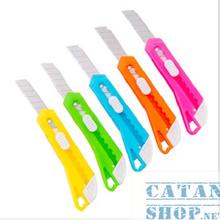 Bộ 5 Dao Rọc Giấy Mini Siêu Cute Tiện Ích Văn Phòng, Dao Cắt Giấy Văn Phòng Phẩm Nhiều Màu Xinh Xắn