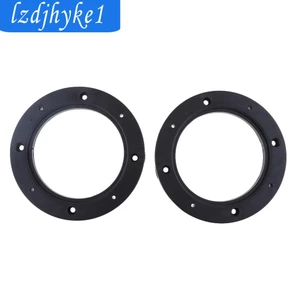 2 Chiếc Đen 4 Inch Âm Thanh Nổi Xe Ô Tô Loa Gắn Miếng Đệm Nhẫn Adapter