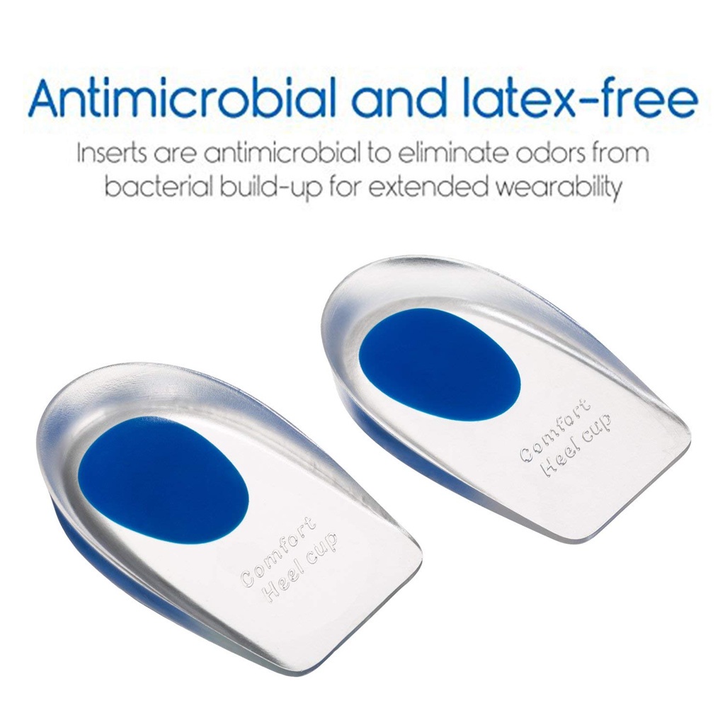 Cặp đệm gel silicone mềm lót giày cao gót giảm đau cho nam và nữ