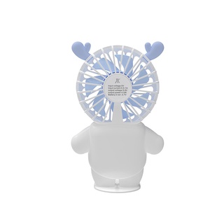 Quạt Mini Cầm Tay, Quạt Cầm Tay Mini Có Đế Để Bàn , 3 Chế Độ Gió, Nhỏ Gọn, Tiện Lợi, Pin 2 - 4 Tiếng