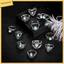 Set 11 nhẫn đính đá ngọc lam giả phong cách boho cổ điển cho nữ