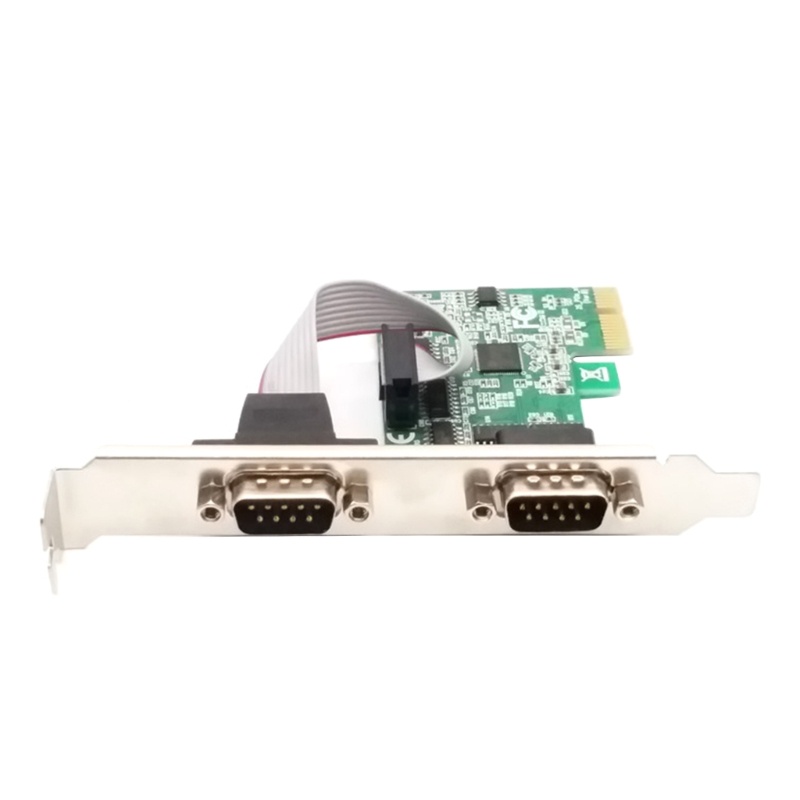 [CH *] Thẻ PCIE sang 2 Serial DB9 RS232 COM PCI-E PCI cho xe chuyển đổi mở rộng Express