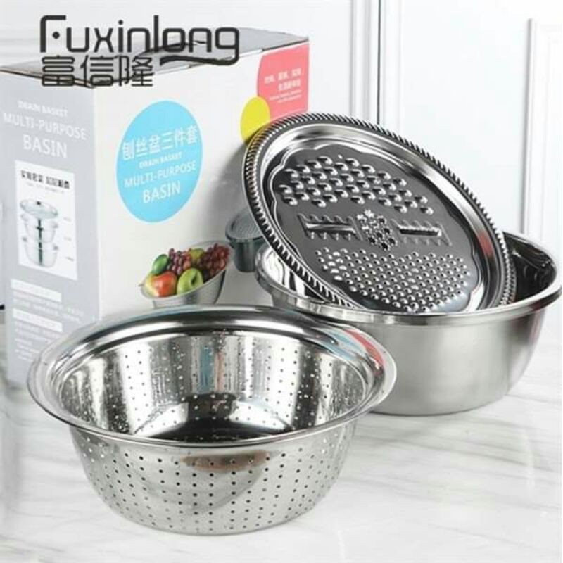 bộ rổ nạo inox | Shopee Việt Nam