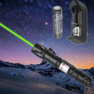 8000m Long Range Green Laser Pointer Pen 532nm Laser Light USB Rechargeable