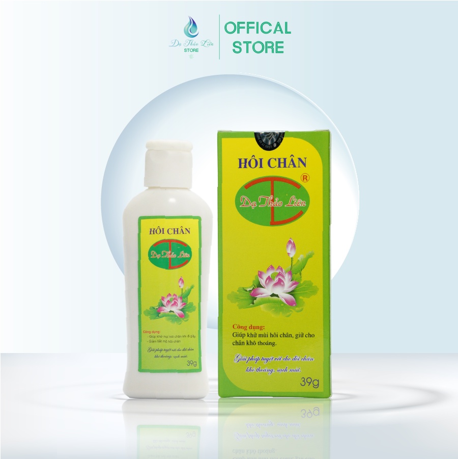 Mô tả Bột khử mùi hôi chân DẠ THẢO LIÊN 39g giúp loại bỏ vi khuẩn, loại bỏ mùi hôi tuyệt đối - 1