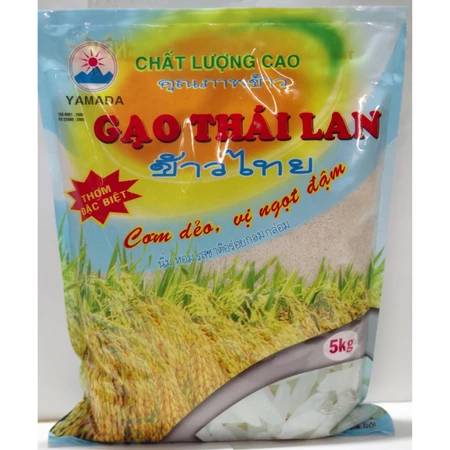 Gạo thái thơm đặc biệt (Thái Xanh, thái đỏ) túi 5kg - Thái Dương