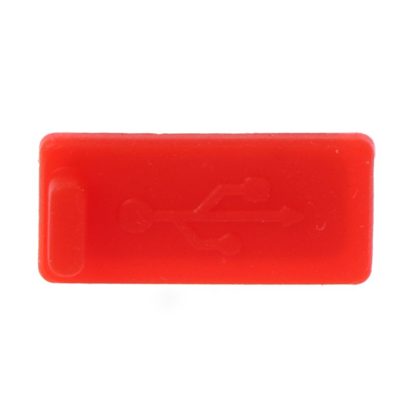 5PCS USB Dust Plug Charger Port Cover Cap Female Jack Interface Universal Silico