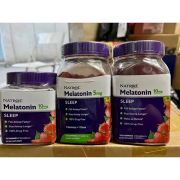 Viên nhai ngủ Natrol Melatonin 5mg 180 viên 2026