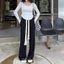 Quần Suông Dây Bản To 2 Màu Nữ [FREESHIP] 🌸 Culottes ống rộng dáng dài kiểu đường phố 3158 hàn quốc