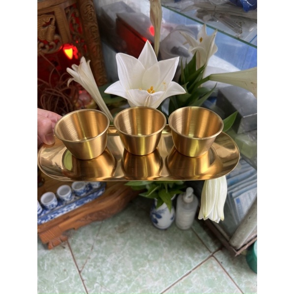 KHAY VÀNG đựng dụng cụ phun xăm,phẫu thuật cho spa