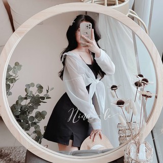 SÉT ĐẦM 2S KÈM ÁO SOMI TRẮNG🌻HÀNG SẴN🌻 CAM KẾT ĐẸP SDKA416