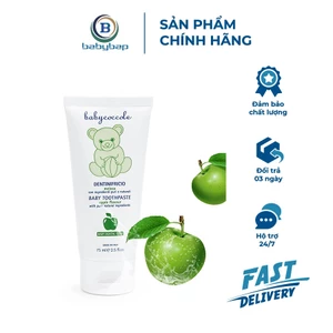 Kem Đánh Răng BABYCOCCOLE Mùi Hương Trái Cây Ngọt Ngào, An Toàn Tuyệt Đối Nếu Bé Nuốt Kem