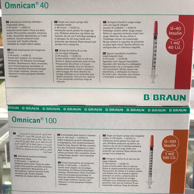 Bơm Tiêm Insulin B.Braun Omnican 1mL | Shopee Việt Nam