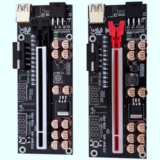 Ver018 PRO PCI-E Riser Card Cáp USB 3.0 018 PLUS PCI Express 1X Sang 16X Extender PCIe Adapter để khai thác BTC