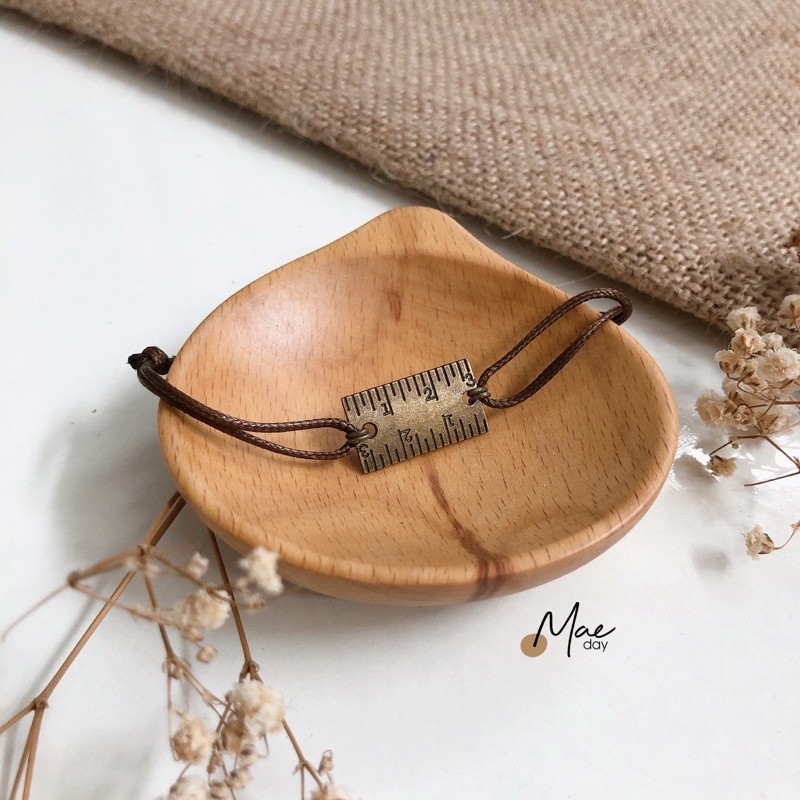 Vòng tay Rura - vòng thước kẻ mix hạt tuỳ chỉnh kích thước