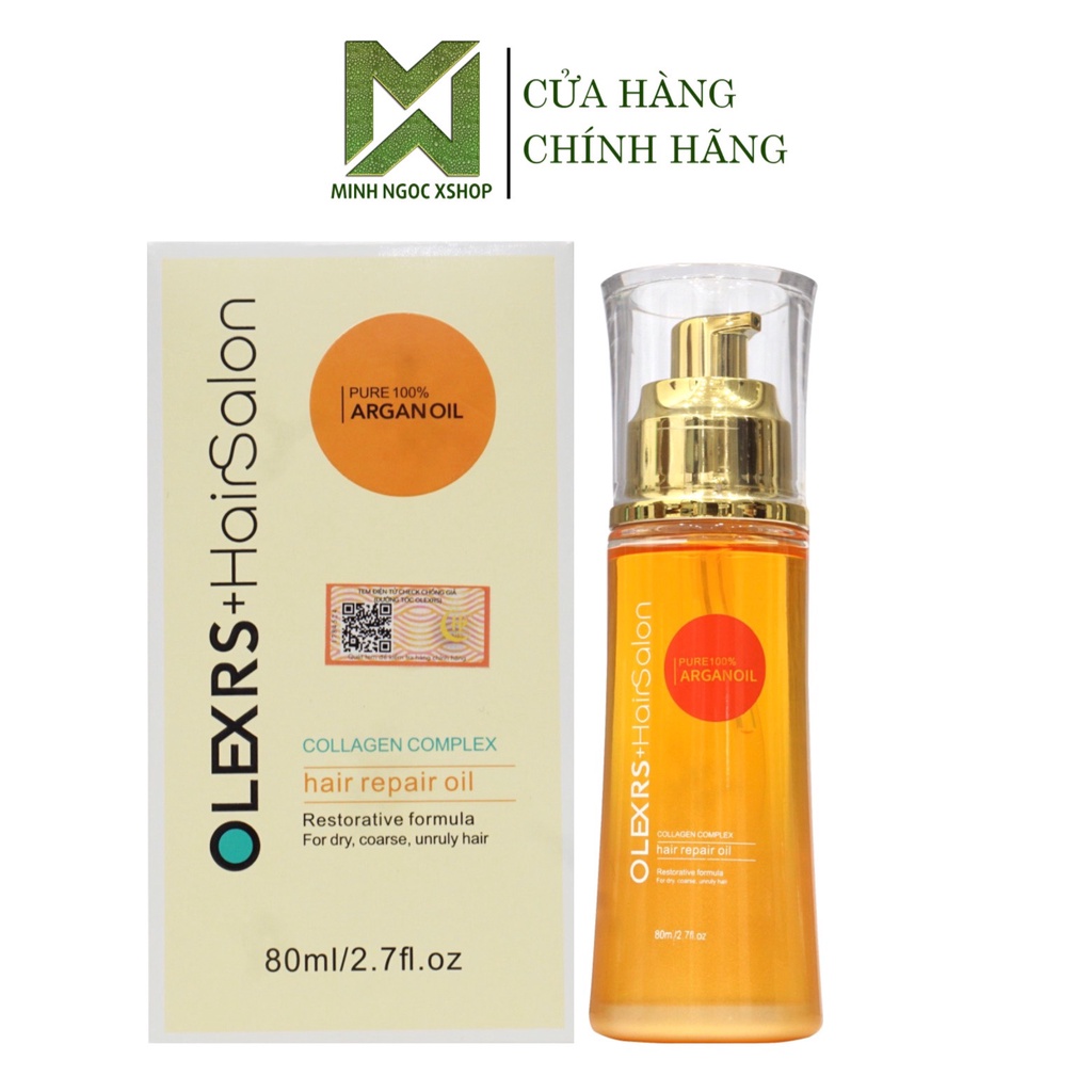 Ảnh Tinh dầu dưỡng tóc phục hồi ngừa trẻ ngọn Olexrs Hair Salon 80ml 1