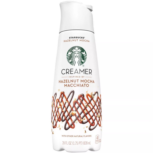 KEM SỮA LỎNG Starbucks HAZELNUT MOCHA MACCHIATO Coffee Creamer, 828ml