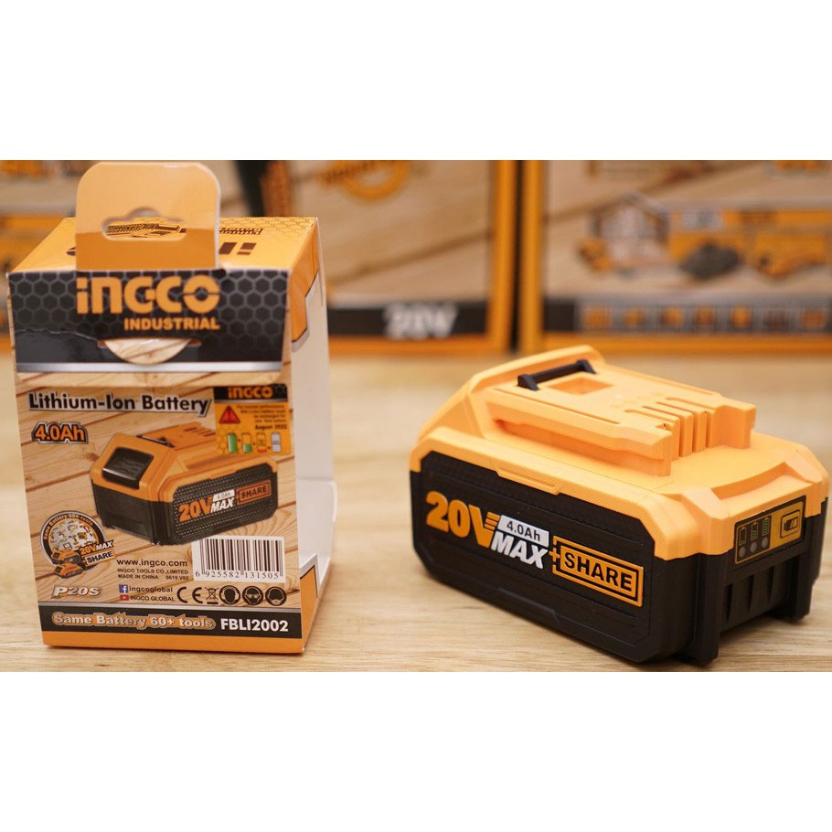 Pin 20V - 2Ah 4Ah 5Ah Ingco FBLI2002/FBLI2003/FBLI20011 | Shopee Việt Nam