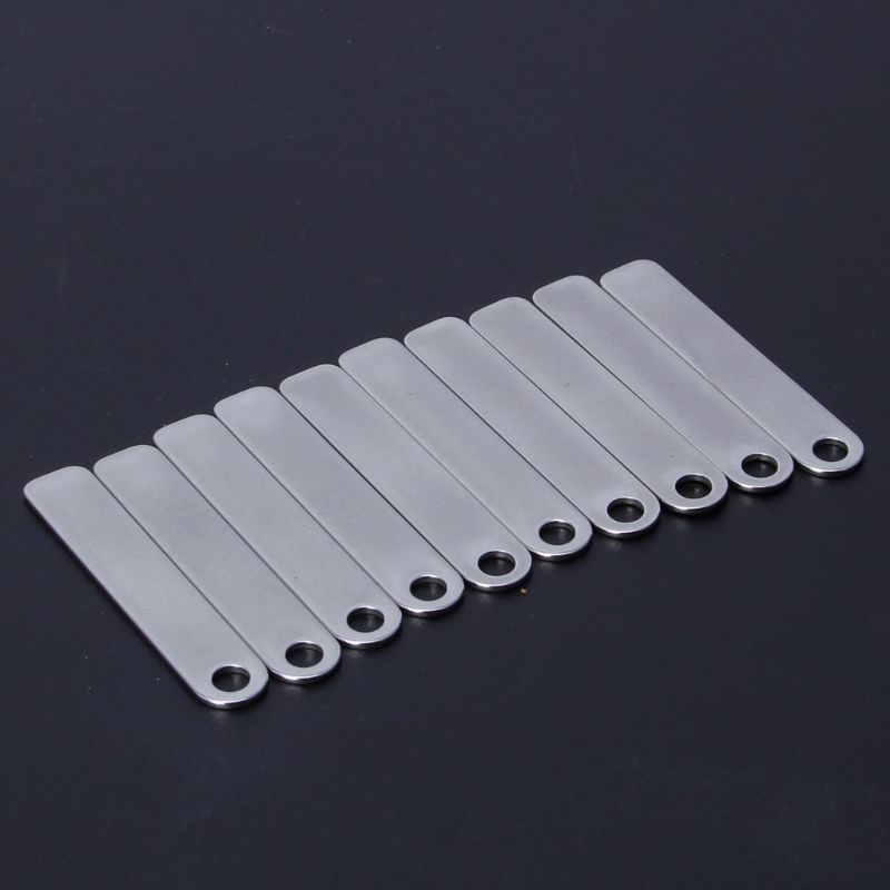 Set 10 Móc Chìa Khóa Khắc Số Điện Thoại Chống Mất Dành Cho Nữ