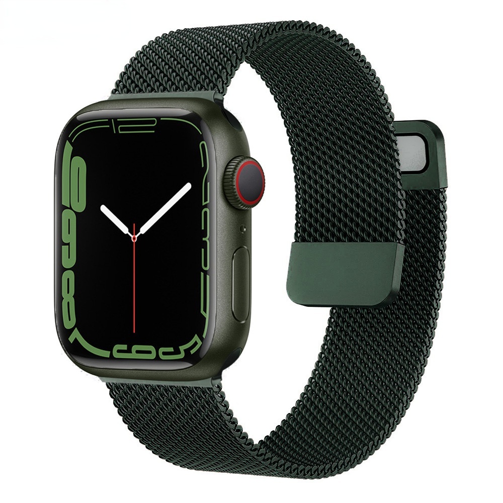 Dây Đeo Inox Milanese Khóa Nam Châm Cho Đồng Hồ Thông Minh Apple Watch 7 654 Se 44mm 40mm Iwatch 3097