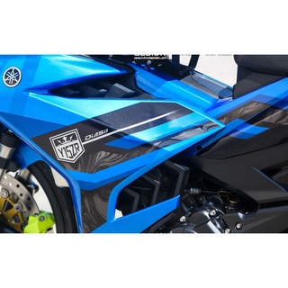 Tem Rời Dán Xe Exciter 150 Mẫu Y15ZR Zin Malaysia Xanh Đen Cực Hot, Hàng 3 Lớp Chất 
Lượng Cao Không Bay Màu .Team Decal