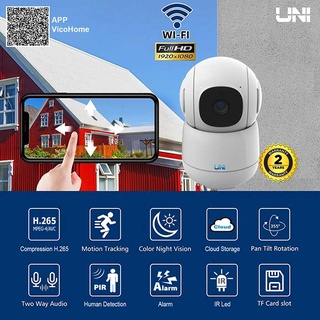 Camera IP Robot Wifi 2Mp UNIARCH T1L-2WT  ( Miễn phí gói lưu trữ 7 ngày trong 2 năm )- CAMERA UNIARCH STORE