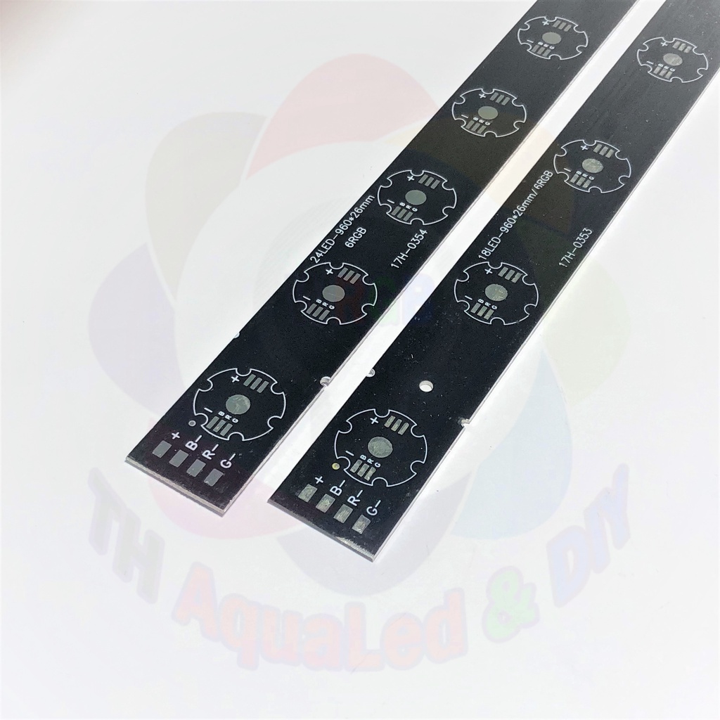 Mạch LED Thanh RGB 960x26mm 3 cụm. Sử dụng cho chip LED Luxeon RGB. 18 ...